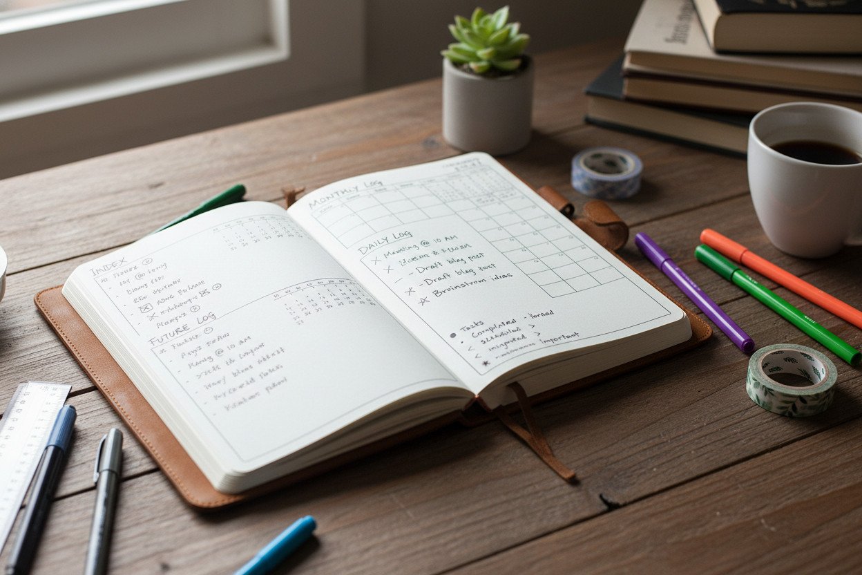 Czym jest bullet journal i jak działa system bujo