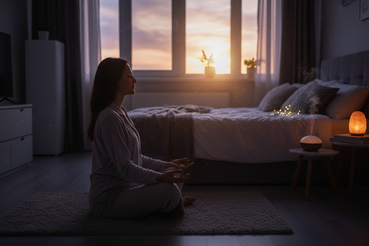 Dlaczego wieczorna medytacja poprawia jakość snu