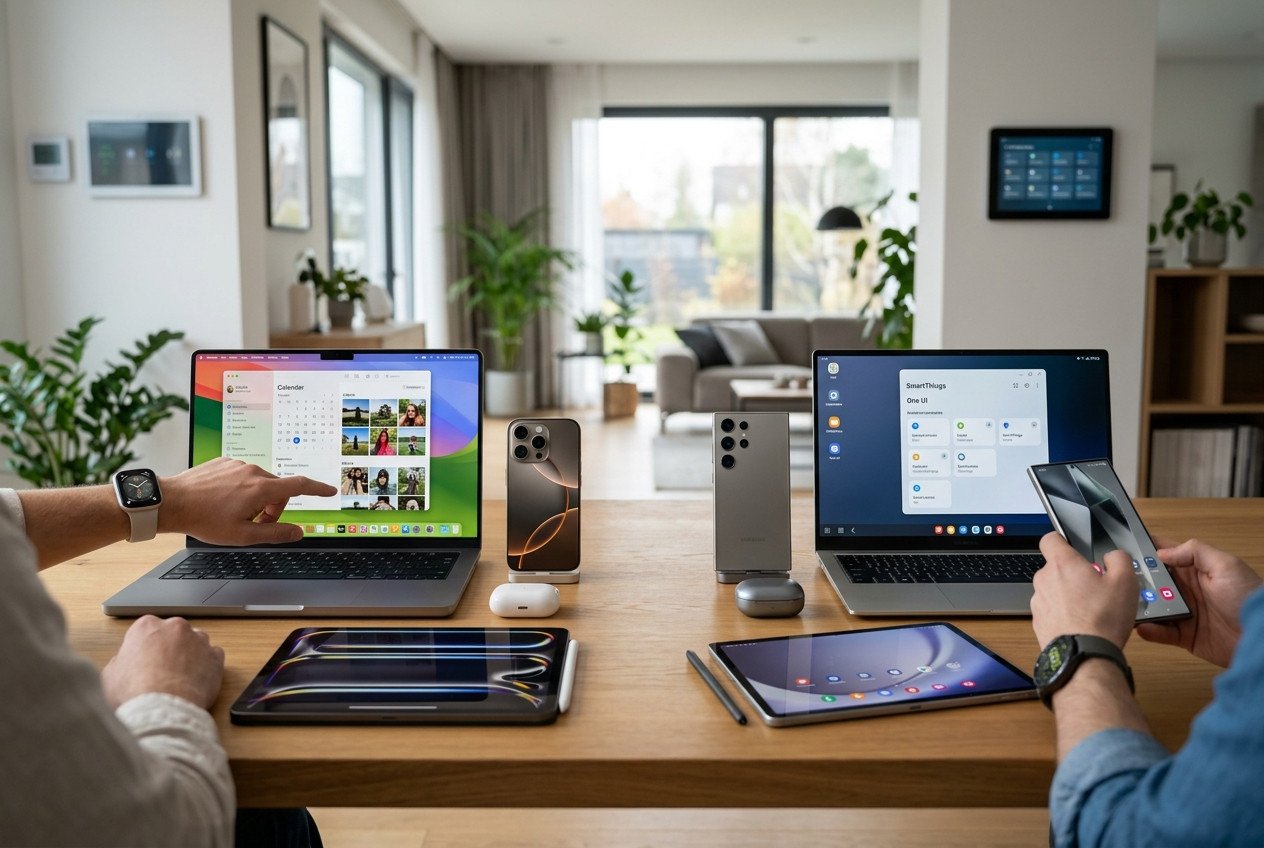 iPhone vs Samsung — który ekosystem wybrać w 2026