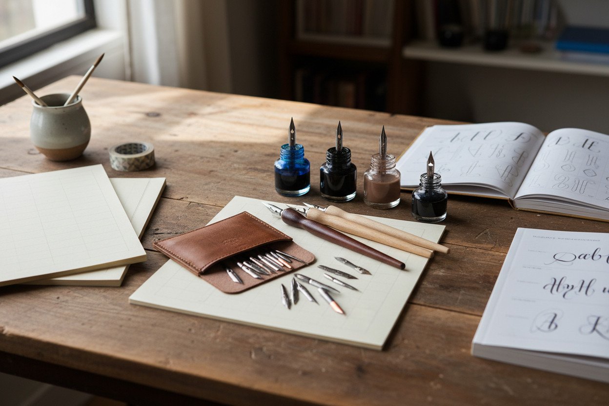 Jakie materiały wybrać na początku nauki kaligrafii