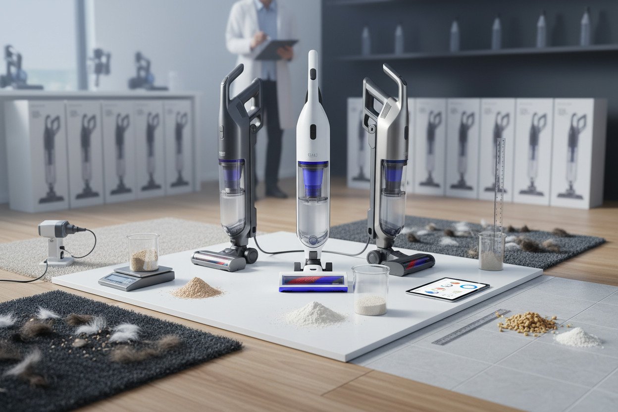 Metodologia testów — jak ocenialiśmy odkurzacze pionowe