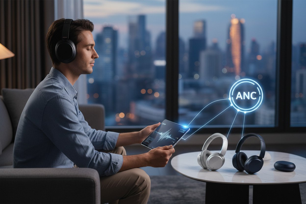 Sony WH-1000XM5 i topowe modele z ANC — co rzeczywiście potrafią